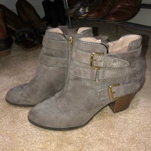 Express boots. Size 8. Scratch on heel. Worn once